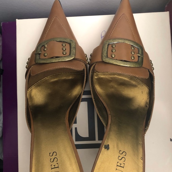 guess shoes mules